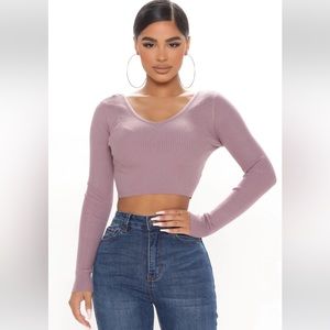 Fashion Nova Cropped Sweater